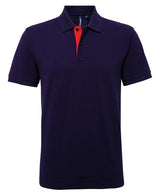 Asquith & Fox Men's Classic Fit Contrast Polo