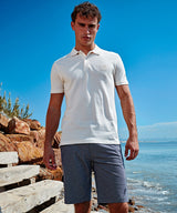 Asquith & Fox Men's Coastal Vintage Wash Polo