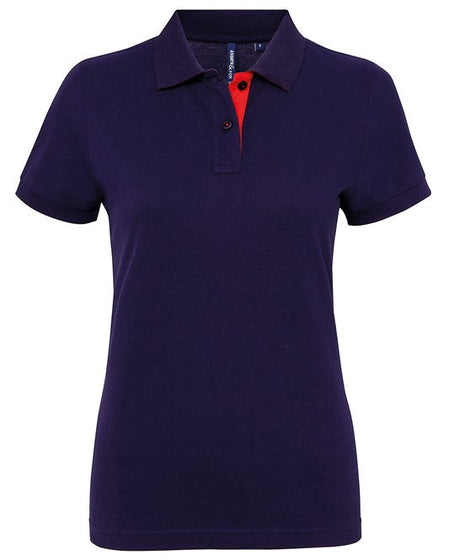 Asquith & Fox Women's Contrast Polo