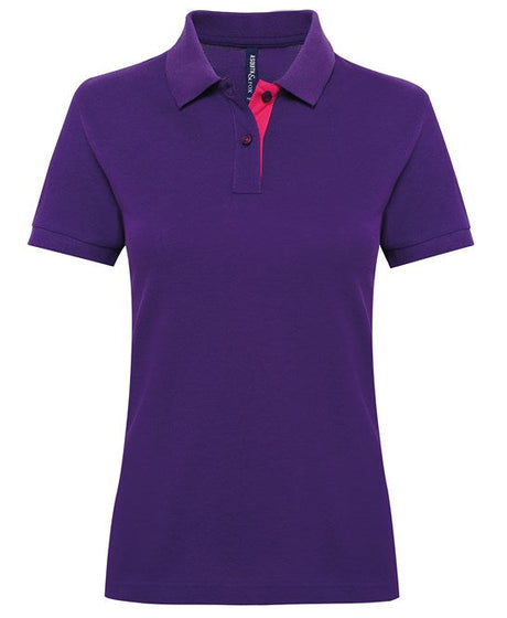 Asquith & Fox Women's Contrast Polo