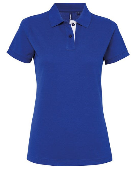 Asquith & Fox Women's Contrast Polo