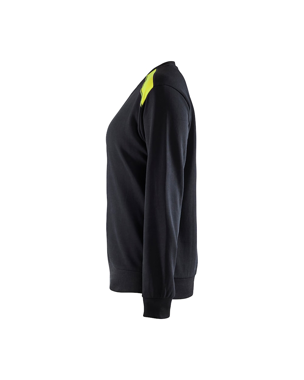 Blaklader Sweatshirt Women 3408 #colour_black-hi-vis-yellow