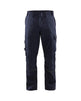 Blaklader Welding Trousers 1701 #colour_navy-blue-hi-vis-yellow