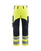 Blaklader Women's Multinorm Inherent Trousers 7189 #colour_hi-vis-yellow-navy-blue