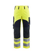 Blaklader Women's Multinorm Inherent Trousers 7189 #colour_hi-vis-yellow-navy-blue