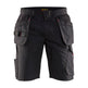 Blaklader Service Shorts with Nailpockets 1494 #colour_black-red