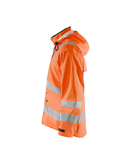 Blaklader Rain Jacket Hi-Vis Level 2 4302 #colour_orange