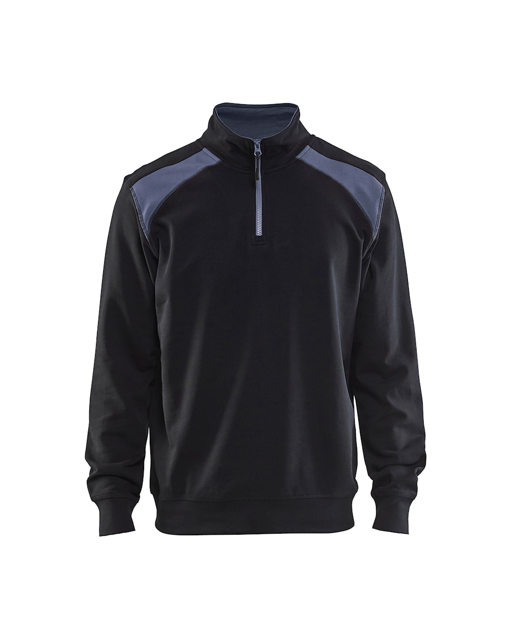 Blaklader Half-Zip 2-Tone Sweatshirt 3353 - Black/Grey