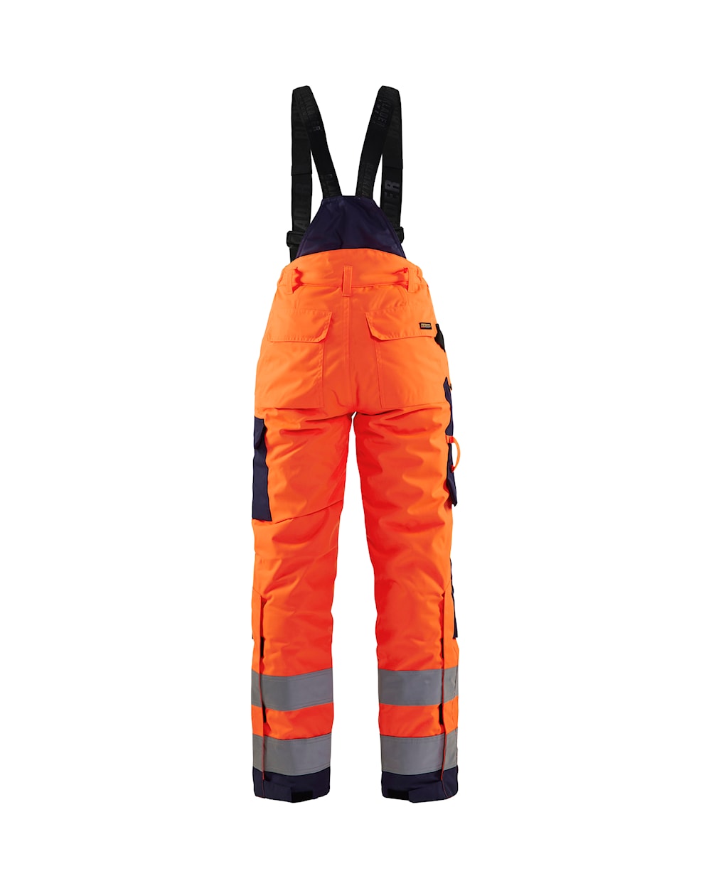 Blaklader Women's Hi-Vis Winter Trousers 7885 #colour_orange-navy-blue