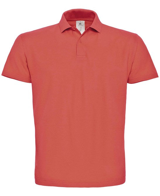 B&C Collection Id.001 Polo - Pixel Coral