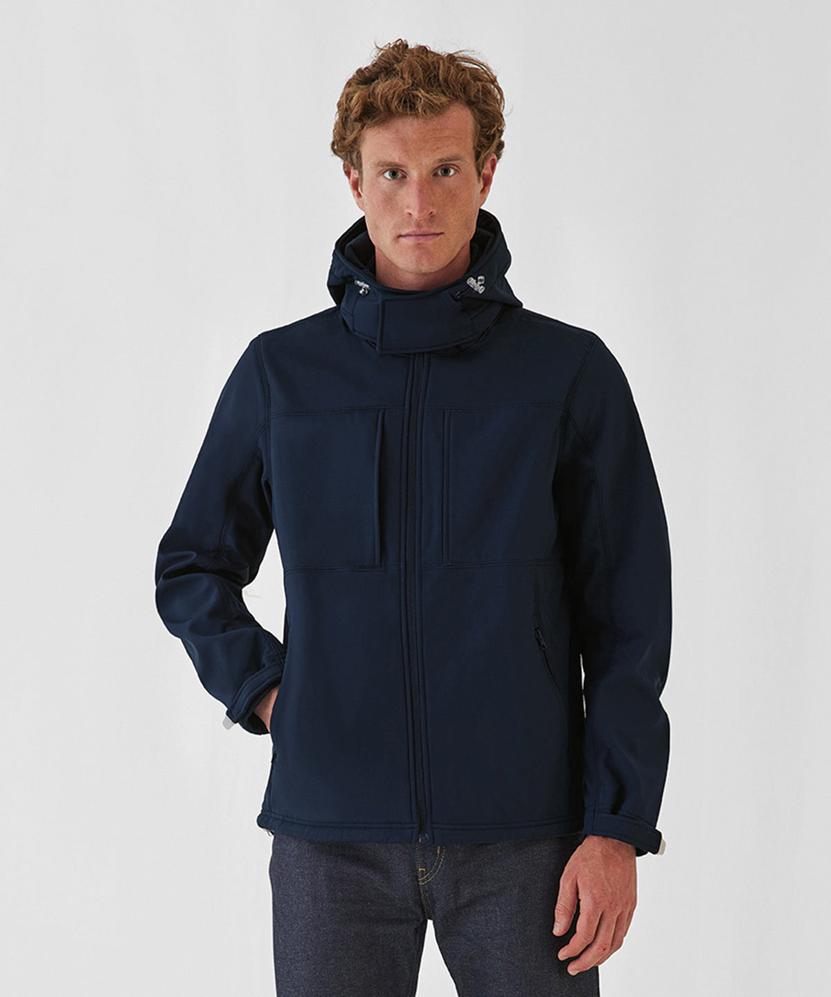 B&C Collection Hooded Softshell Men