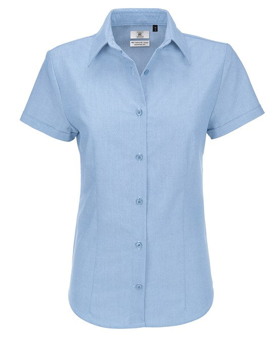 B&C Collection Oxford Short Sleeve Women