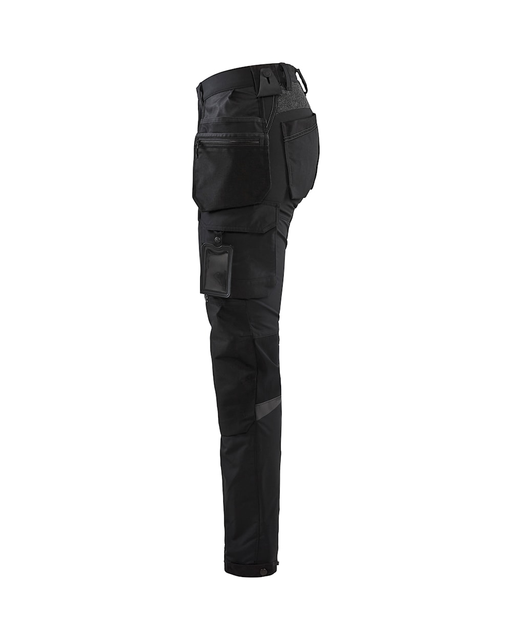 Blaklader Women's 4-Way Stretch Craftsman Trousers 7192 #colour_black-dark-grey