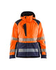 Blaklader Women's Shell Jacket Hi-Vis 4436 #colour_orange-navy-blue