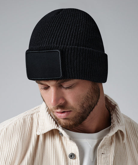 Beechfield Removable Patch Thinsulate Beanie