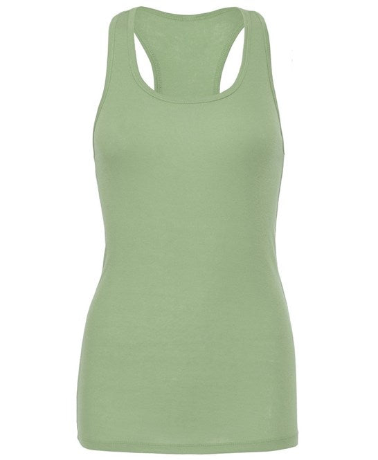 Bella Canvas Sheer Mini Rib Racerback Tank Top