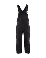Blaklader Bib Overall with Stretch 2695 - Black/Red
