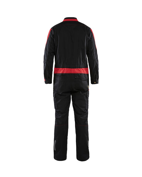 Blaklader Industry Overalls Stretch 6144 #colour_black-red