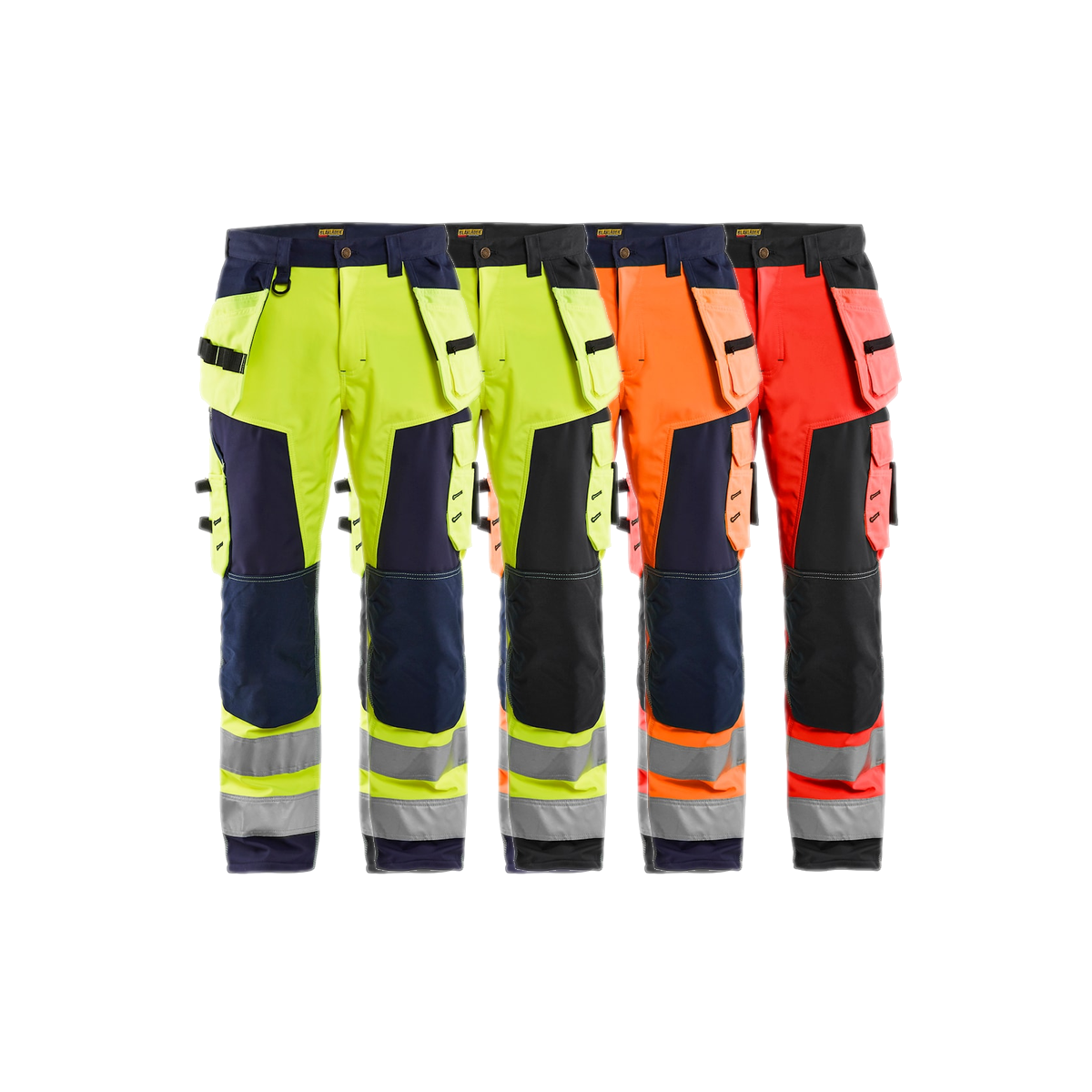 Blaklader Hi-Vis Softshell Craftsman Trousers 1567