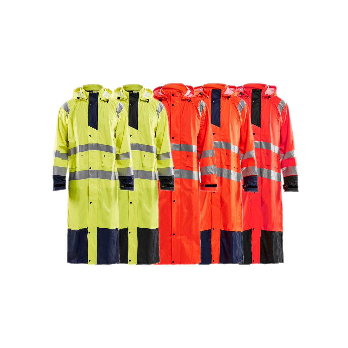 Blaklader Rain Coat Hi-Vis Level 1 4325