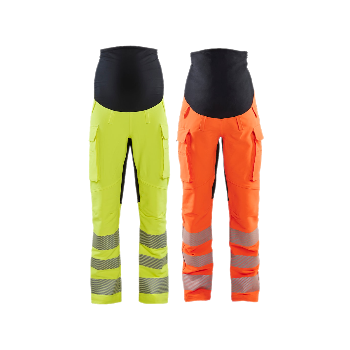 Blaklader Women's Hi-Vis 4-Way Stretch Maternity Trousers 7100