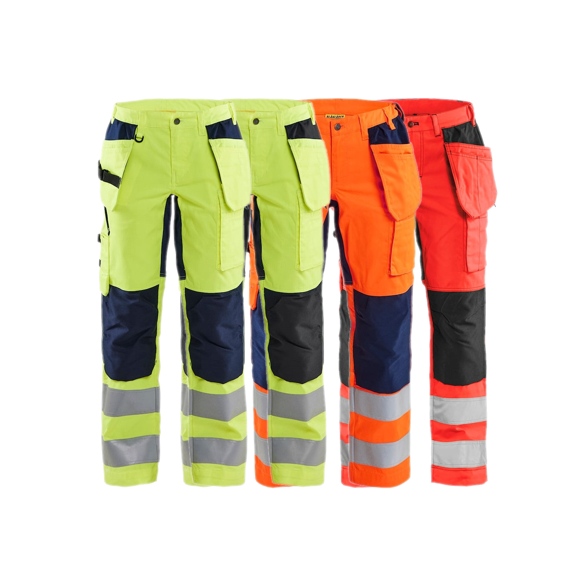Blaklader Women's Hi-Vis Trousers with Stretch 7163