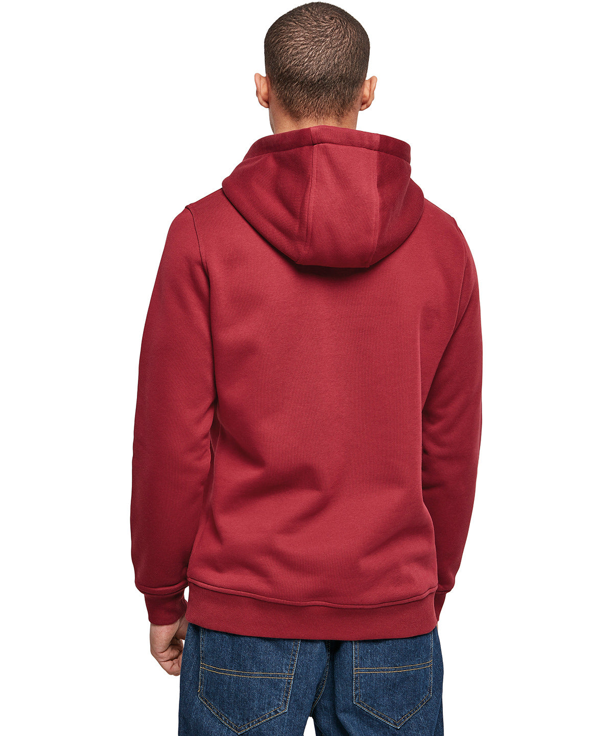 Build Your Brand Heavy Hoodie - Burgundy