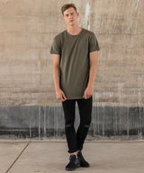 Build Your Brand Shaped Long Tee