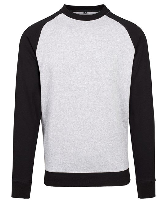 Build Your Brand Raglan Crew Neck