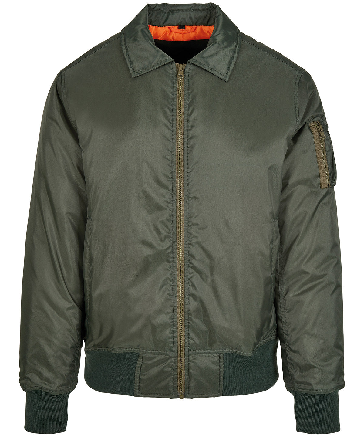 Build Your Brand Collar Bomber Jacket