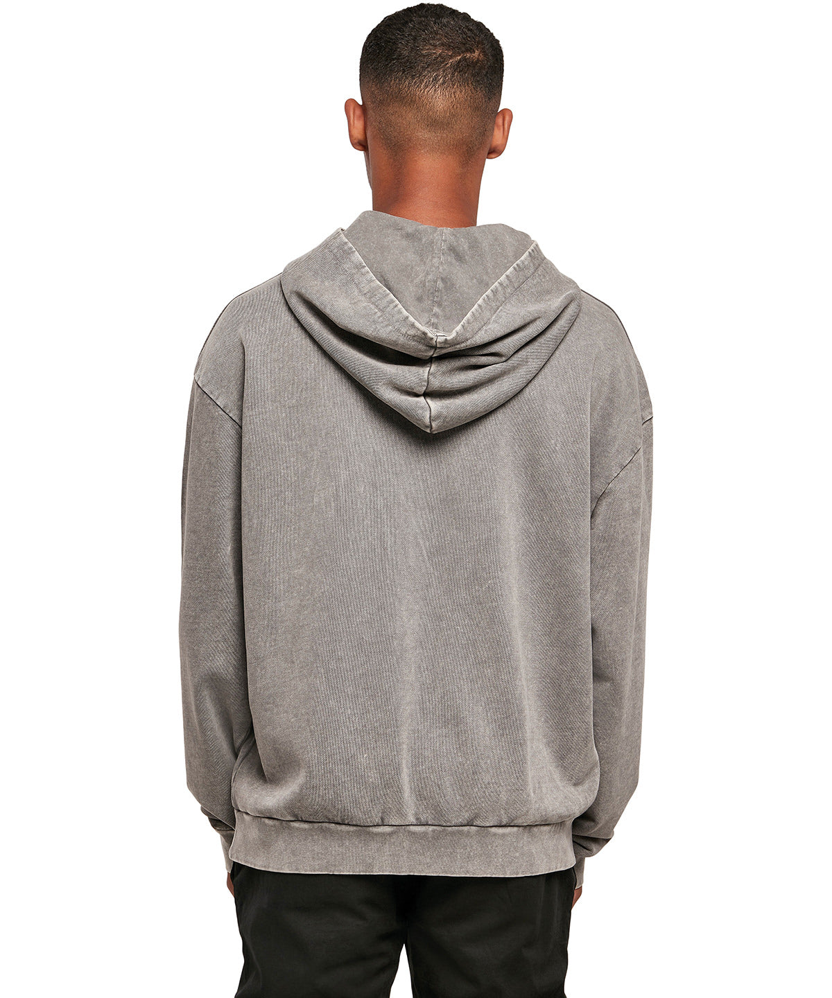 Build Your Brand Acid Washed Oversize Hoodie