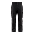 Blaklader Industry Trousers Stretch with Knee Pad Pockets 1448 - Black/Red #colour_black-red