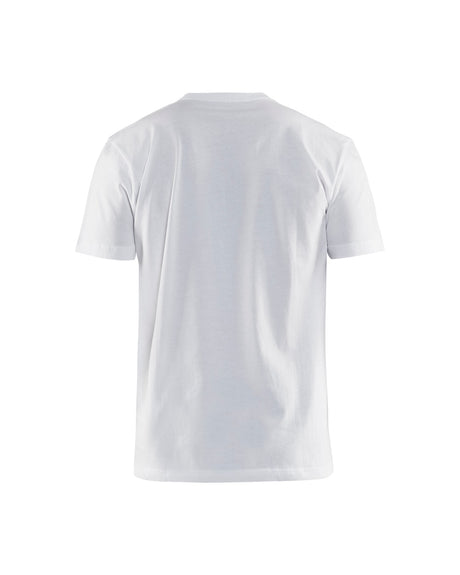 Blaklader T-Shirt 3379 #colour_white-dark-grey