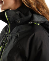 Blaklader Women's Lightweight Lined Functional Jacket 4972 #colour_black-hi-vis-yellow