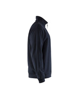 Blaklader Sweatshirt Half-Zip 3587 #colour_dark-navy-blue