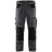 Blaklader Trousers without Nail Pockets 1556 #colour_mid-grey-black