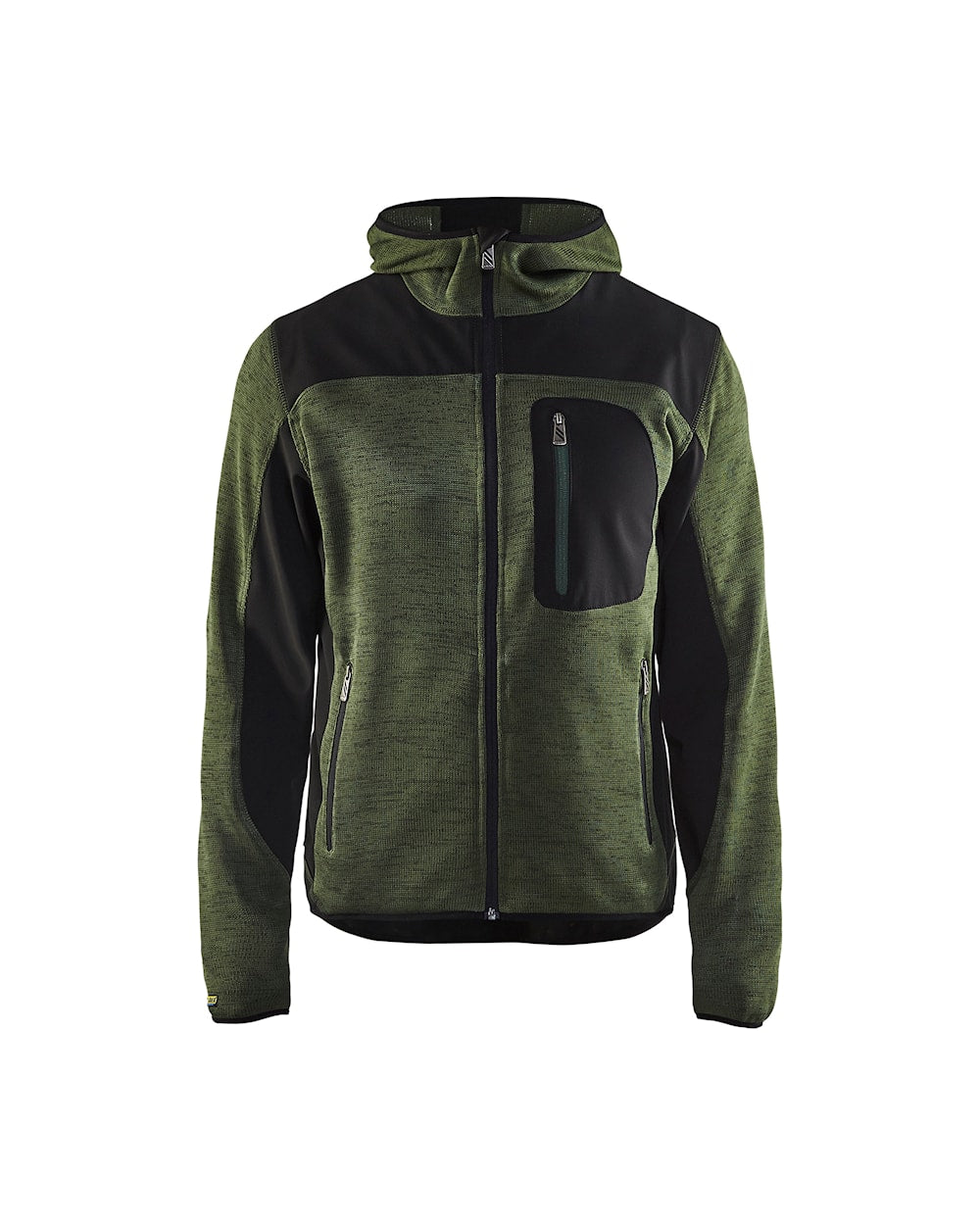 Blaklader Knitted Jacket 4930 #colour_army-green-black