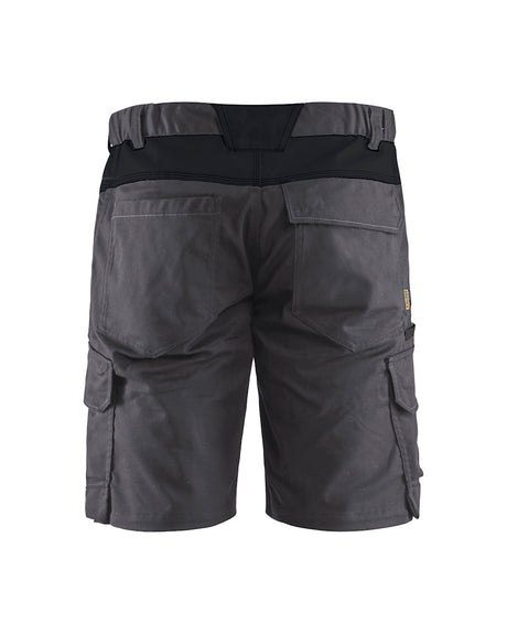 Blaklader Industry Shorts Stretch 1446 #colour_mid-grey-black