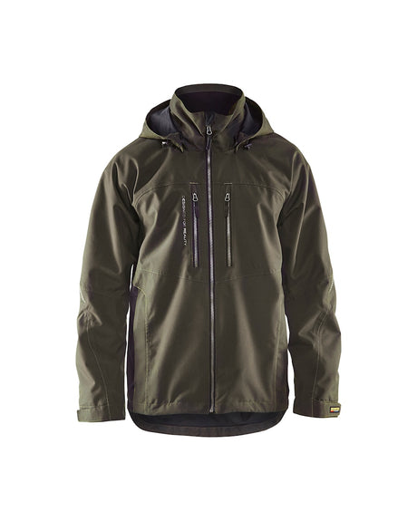 Blaklader Lightweight Lined Functional Jacket 4890 #colour_dark-olive-green-black