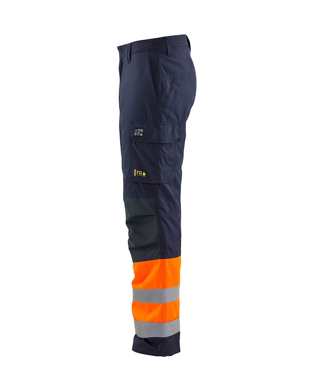 Blaklader Multinorm Inherent Winter Trousers 1869 #colour_navy-blue-orange