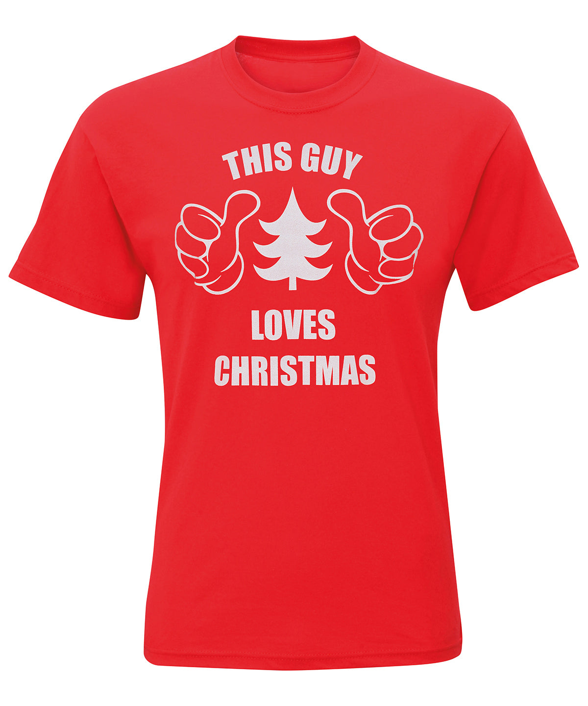 The Christmas Shop Men's "This Guy Loves Christmas" Short Sleeve Tee