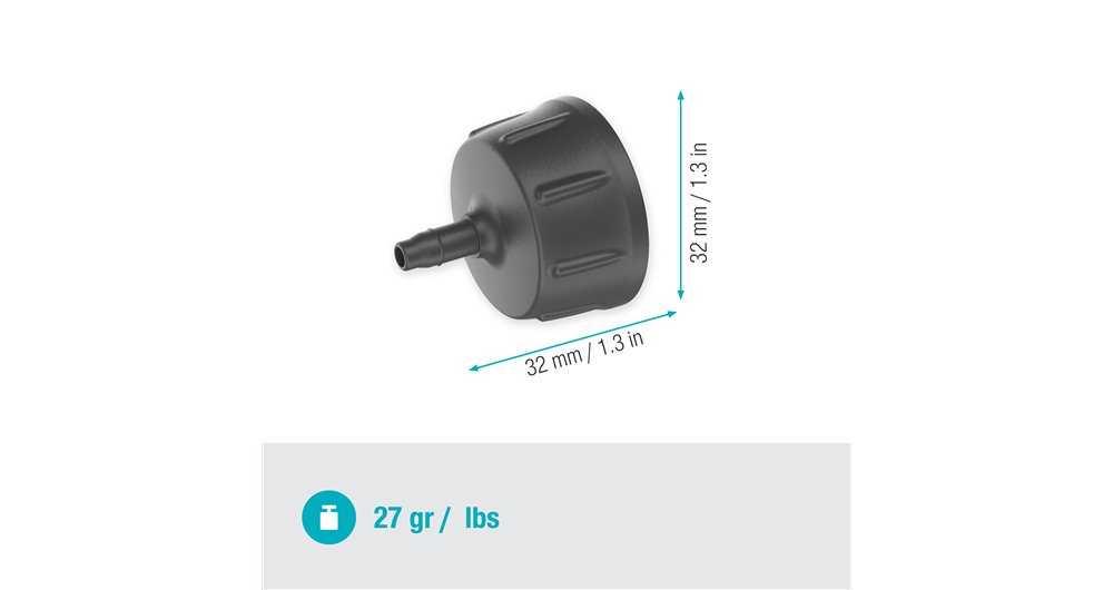 Gardena Tap Fitting 3/16"