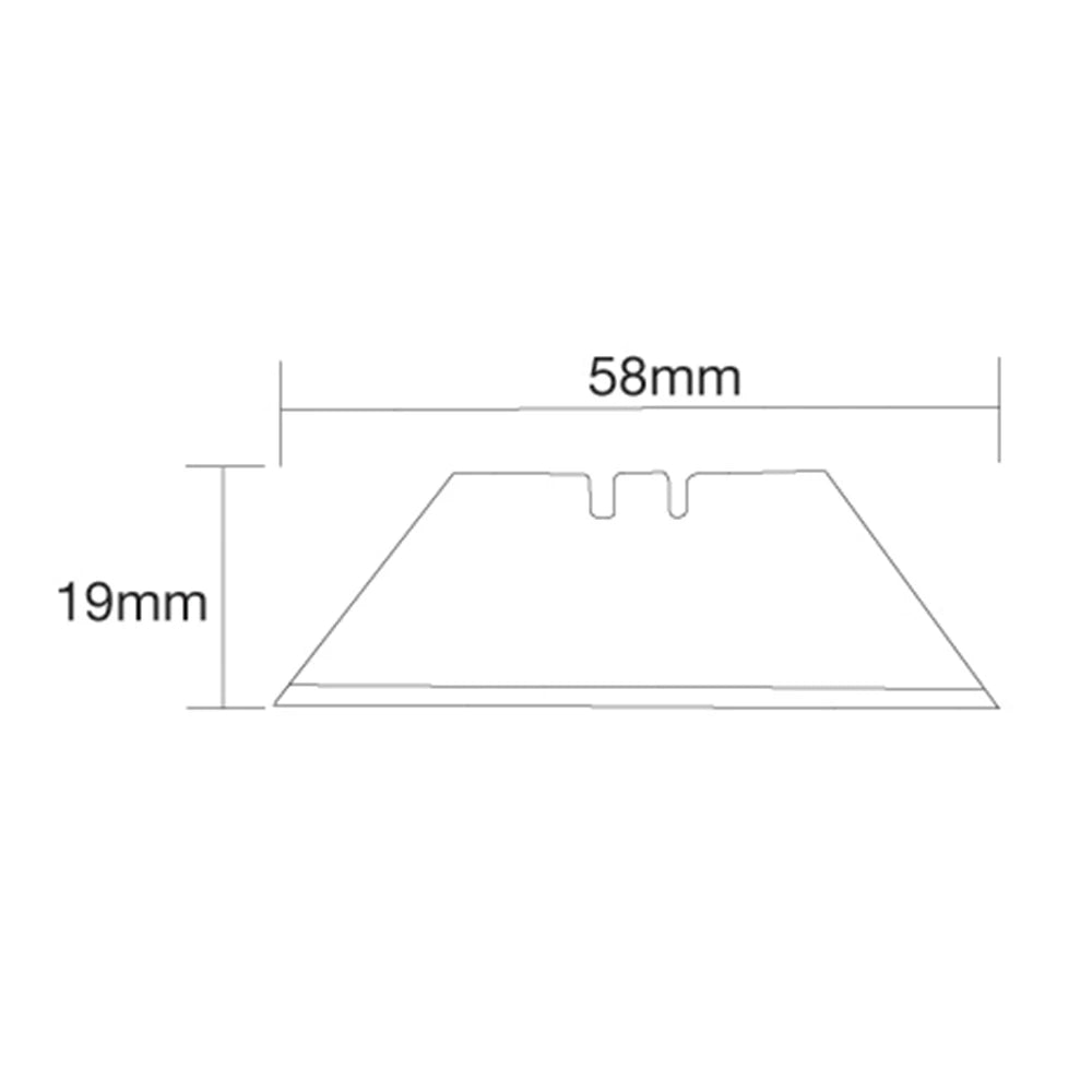 Silverline Utility Knife Blades 0.6mm 10pk