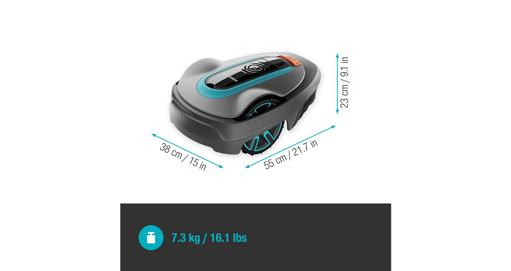 Gardena Robotic mower smart SILENO city 500 w.g.