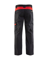 Blaklader Industry Trousers 14041800 - Black/Red #colour_black-red