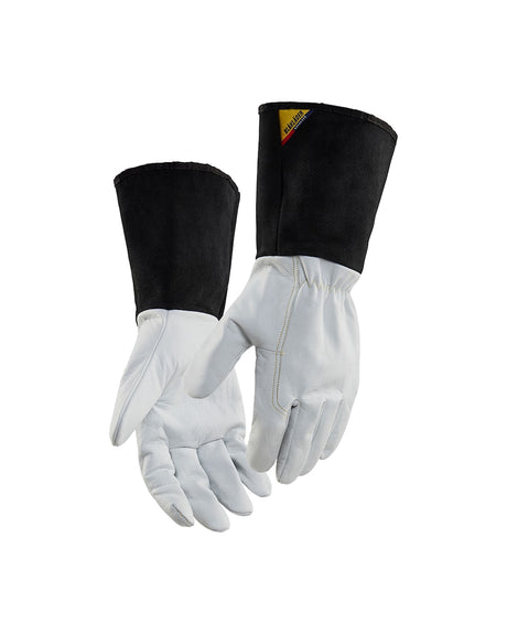 Blaklader Welding Gloves 2839 #colour_white-dark-grey