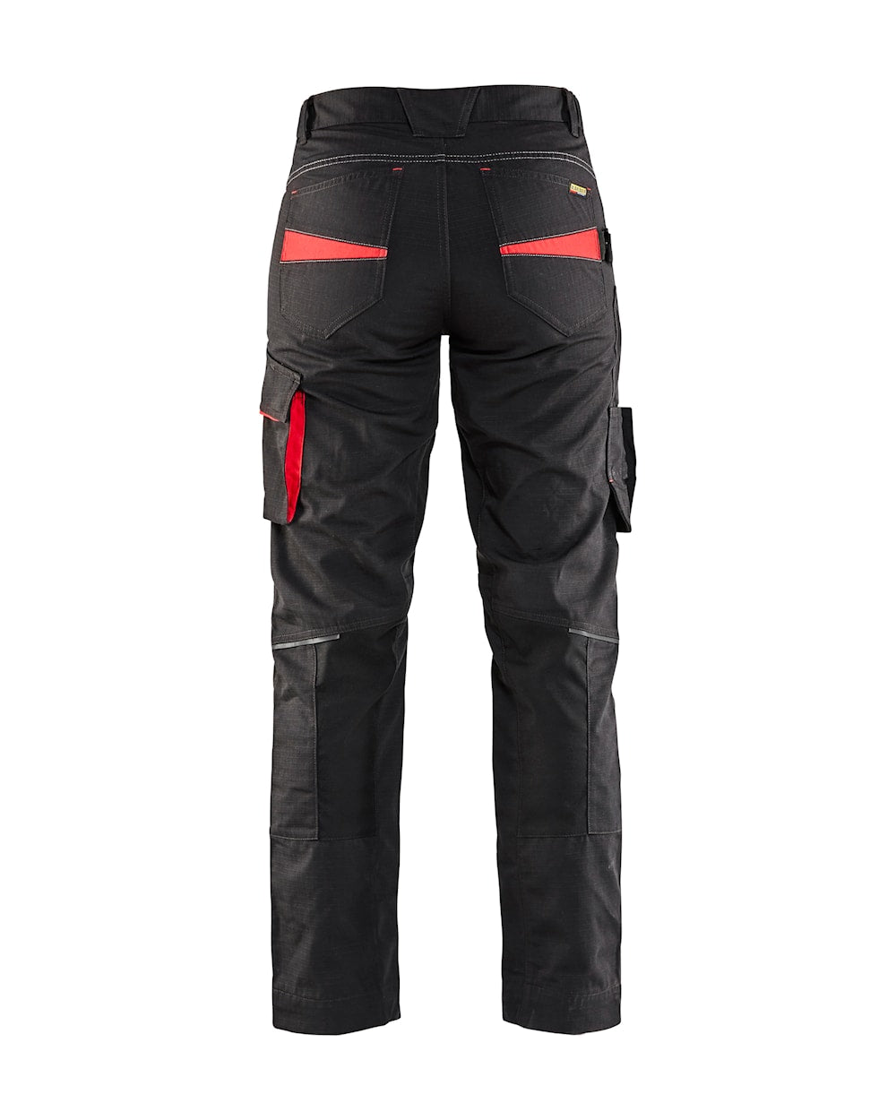 Blaklader Women's Service Trousers with Stretch 7195 #colour_black-red