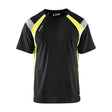 Blaklader T-Shirt 3332 #colour_black-hi-vis-yellow