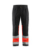 Blaklader Hi-Vis Trousers with Stretch 1551 - Black/Hi-Vis Red