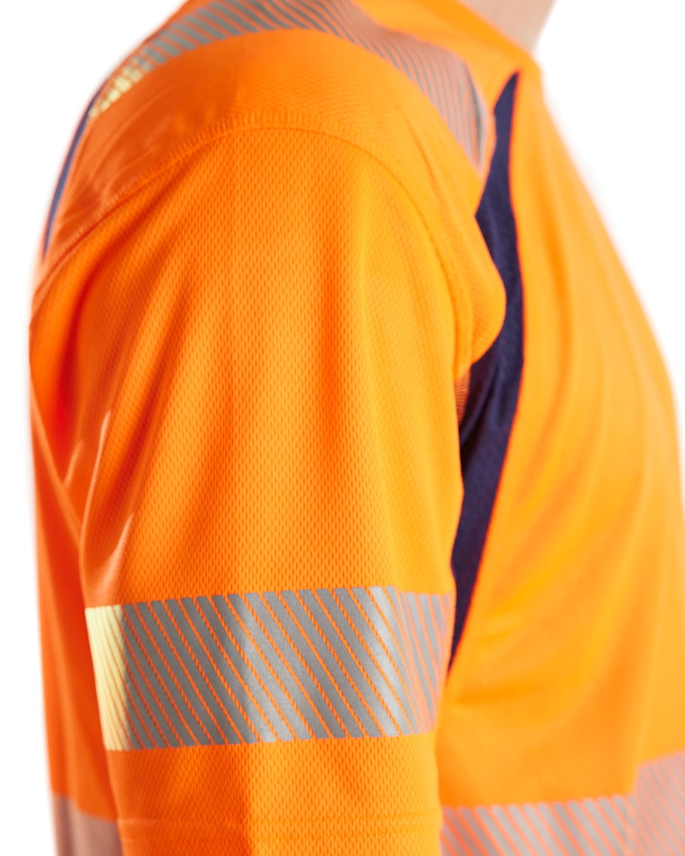 Blaklader Uv Hi-Vis T-Shirt 3397 #colour_orange-navy-blue